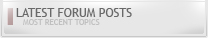 Latest Forum Posts